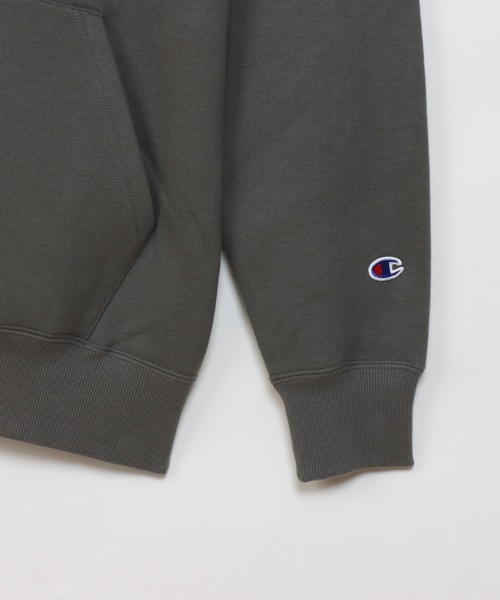Champion（チャンピオン）の「【Champion/チャンピオン】メンズ ベーシック フーデッドスウェットシャツ（パーカー・メンズ・ダークグレー/ブラック/ダークグリーン/オートミール/ネイビー/グレー・X-LARGE/LARGE/SMALL/MEDIUM/XX-LARGE）」の18枚目の写真