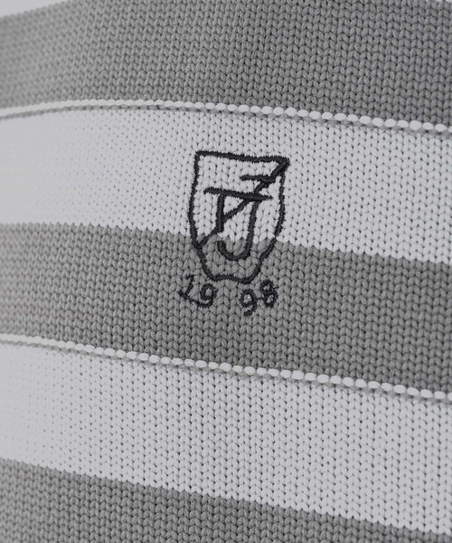 TINA：JOJUN（ティーナジョジュン）の「ユニセックス ボーダーニットプルオーバー TINA：JOJUN（ニット/セーター・レディース・ネイビー/グレー/サックスブルー・M）」の11枚目の写真