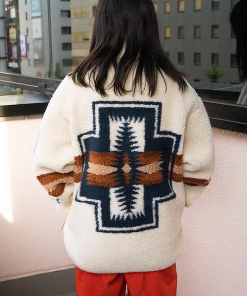 PENDLETON（ペンドルトン）の「【 PENDLETON / ペンドルトン 】 ハーディング ボア スタンド ブルゾン MNY 3475-3014 boablo（ブルゾン・メンズ・ブラック/アイボリー・M/L）」の9枚目の写真