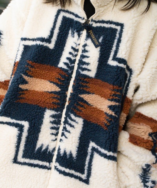 PENDLETON（ペンドルトン）の「【 PENDLETON / ペンドルトン 】 ハーディング ボア スタンド ブルゾン MNY 3475-3014 boablo（ブルゾン・メンズ・ブラック/アイボリー・M/L）」の10枚目の写真