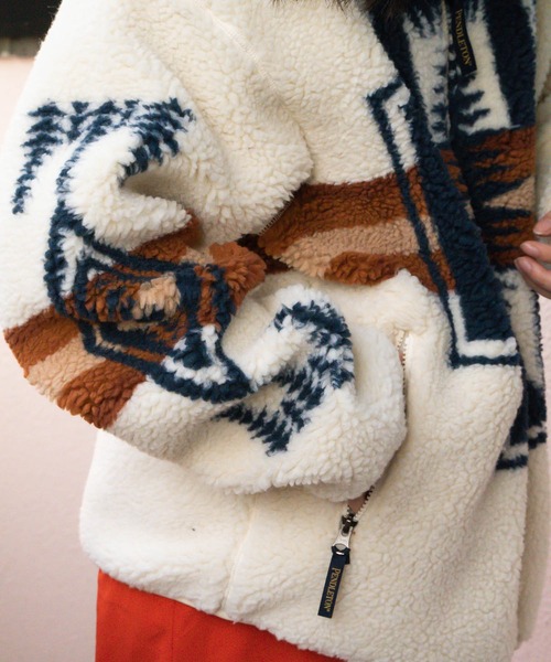 PENDLETON（ペンドルトン）の「【 PENDLETON / ペンドルトン 】 ハーディング ボア スタンド ブルゾン MNY 3475-3014 boablo（ブルゾン・メンズ・ブラック/アイボリー・M/L）」の11枚目の写真