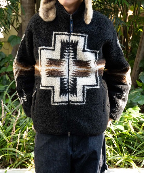 PENDLETON（ペンドルトン）の「【 PENDLETON / ペンドルトン 】 ハーディング ボア スタンド ブルゾン MNY 3475-3014 boablo（ブルゾン・メンズ・ブラック/アイボリー・M/L）」の19枚目の写真