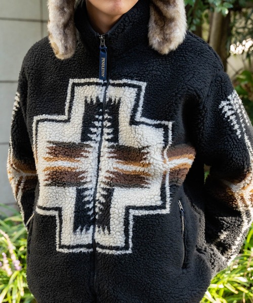 PENDLETON（ペンドルトン）の「【 PENDLETON / ペンドルトン 】 ハーディング ボア スタンド ブルゾン MNY 3475-3014 boablo（ブルゾン・メンズ・ブラック/アイボリー・M/L）」の18枚目の写真