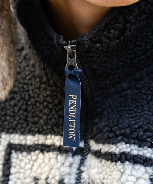 PENDLETON（ペンドルトン）の「【 PENDLETON / ペンドルトン 】 ハーディング ボア スタンド ブルゾン MNY 3475-3014 boablo（ブルゾン・メンズ・ブラック/アイボリー・M/L）」の17枚目の写真