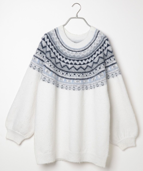 ⭐︎ nina⭐︎マウジー　ノルディックセーター Chillfar（チルファー）の「ノルディック柄ニット（ニット