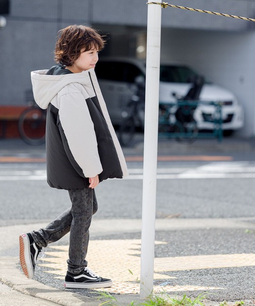 GLOBAL WORK（グローバルワーク）の「ライトウォームスマートブルゾン/193416（ブルゾン・キッズ・ブラック/モカ/ベージュ系その他・120cm/130cm/110cm/150cm/140cm/160cm/100cm）」の15枚目の写真