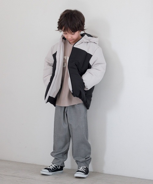 GLOBAL WORK（グローバルワーク）の「ライトウォームスマートブルゾン/193416（ブルゾン・キッズ・ブラック/モカ/ベージュ系その他・120cm/130cm/110cm/150cm/140cm/160cm/100cm）」の18枚目の写真