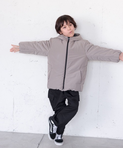 GLOBAL WORK（グローバルワーク）の「ライトウォームスマートブルゾン/193416（ブルゾン・キッズ・ブラック/モカ/ベージュ系その他・120cm/130cm/110cm/150cm/140cm/160cm/100cm）」の8枚目の写真