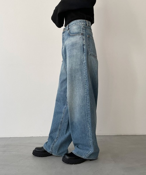 CANAL JEAN（キャナルジーン）の「YA-YA Windyワイドデニムパンツ