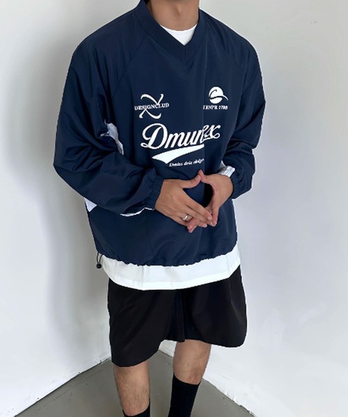 Theater code（シアターコード）の「▲sporty v neck pullover / スポーティー Ｖネック プルオーバー（スウェット・メンズ・ホワイト/ブルー/ブラック・2/3）」の20枚目の写真