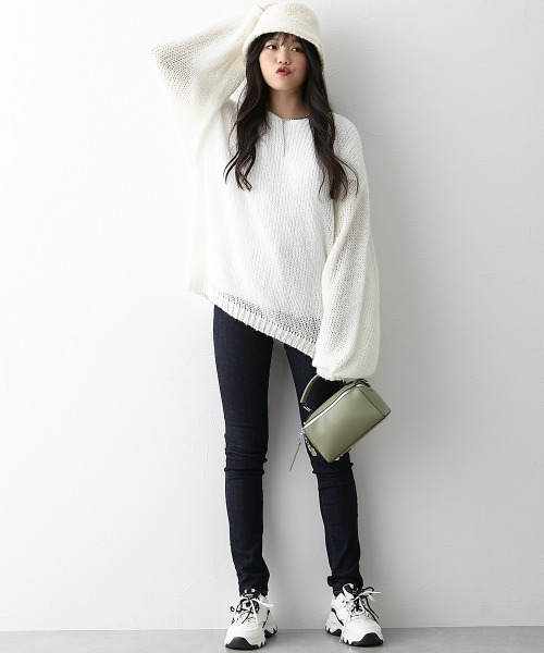 slattgir（スラットジール）の「高身長　すごのびストレッチデニムスキニーパンツ（股下８４ｃｍ）　（トールサイズ）（デニムパンツ・レディース・ネイビー/ブラック/ネイビー系・96/80/76/88/64/84/73/104/67/70）」の18枚目の写真