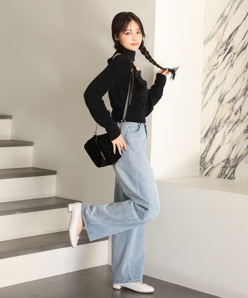 one after another NICE CLAUP（ワンアフターアナザーナイスクラップ）の「ヒールアップバレーシューズ【ホワイト/ピンク】（バレエシューズ・レディース・ピンク/ホワイト・LARGE/X-LARGE/SMALL/MEDIUM）」の21枚目の写真