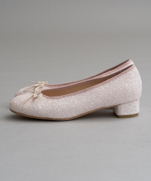 one after another NICE CLAUP（ワンアフターアナザーナイスクラップ）の「ヒールアップバレーシューズ【ホワイト/ピンク】（バレエシューズ・レディース・ピンク/ホワイト・LARGE/X-LARGE/SMALL/MEDIUM）」の3枚目の写真