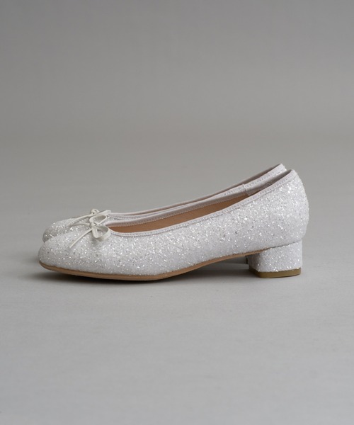 one after another NICE CLAUP（ワンアフターアナザーナイスクラップ）の「ヒールアップバレーシューズ【ホワイト/ピンク】（バレエシューズ・レディース・ピンク/ホワイト・LARGE/X-LARGE/SMALL/MEDIUM）」の7枚目の写真