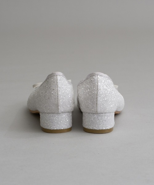 one after another NICE CLAUP（ワンアフターアナザーナイスクラップ）の「ヒールアップバレーシューズ【ホワイト/ピンク】（バレエシューズ・レディース・ピンク/ホワイト・LARGE/X-LARGE/SMALL/MEDIUM）」の8枚目の写真