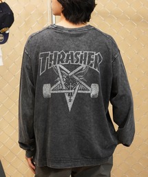 【ムラサキスポーツ別注】THRASHER/スラッシャー ロンT ボックスシルエット ヴィンテージ THM-24ASLS01