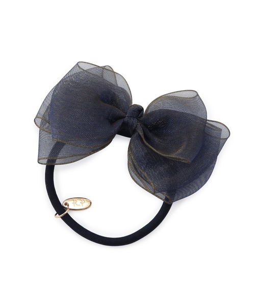 ROPE' PICNIC（ロペピクニック）の「オーガンジーラメリボンポニー（ヘアゴム・レディース・ダークパープル/ピンク系その他2/ブルー系その他・FREE）」の5枚目の写真