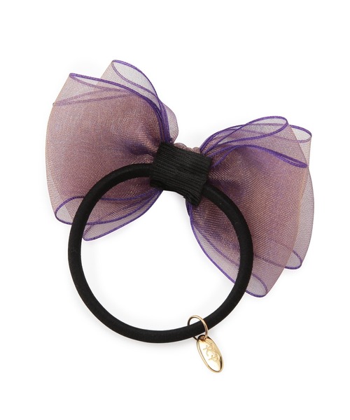 ROPE' PICNIC（ロペピクニック）の「オーガンジーラメリボンポニー（ヘアゴム・レディース・ダークパープル/ピンク系その他2/ブルー系その他・FREE）」の8枚目の写真