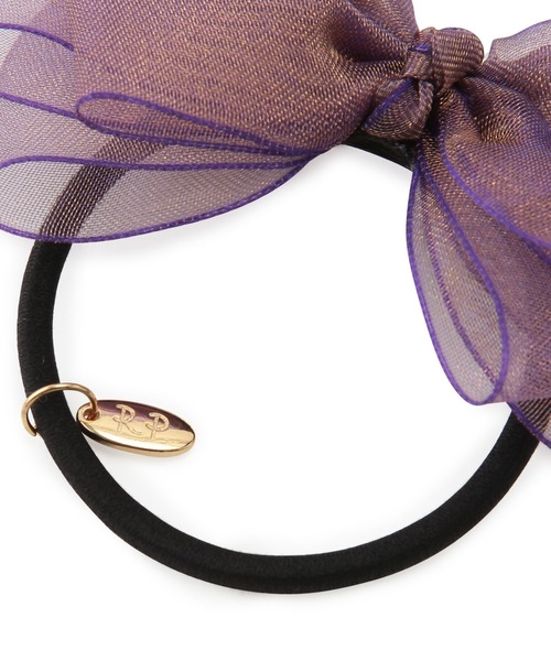 ROPE' PICNIC（ロペピクニック）の「オーガンジーラメリボンポニー（ヘアゴム・レディース・ダークパープル/ピンク系その他2/ブルー系その他・FREE）」の9枚目の写真