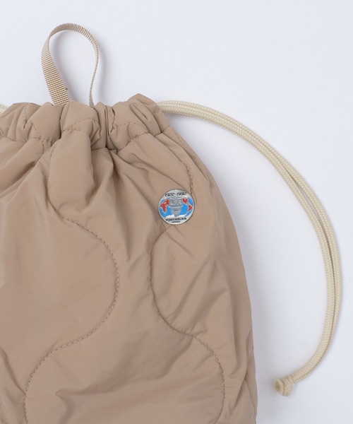 WHIMSIC（ウィムジック）の「【UNISEX】キルティングパーソナルエフェクトバッグ（ハンドバッグ・メンズ・ベージュ/ホワイト/ブラック・FREE）」の7枚目の写真