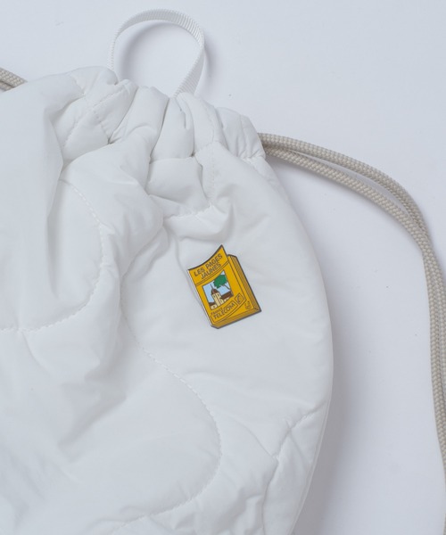 WHIMSIC（ウィムジック）の「【UNISEX】キルティングパーソナルエフェクトバッグ（ハンドバッグ・メンズ・ベージュ/ホワイト/ブラック・FREE）」の12枚目の写真