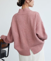 Chez toi | BACKスリットハイネックプルオーバー2(ニット/セーター)