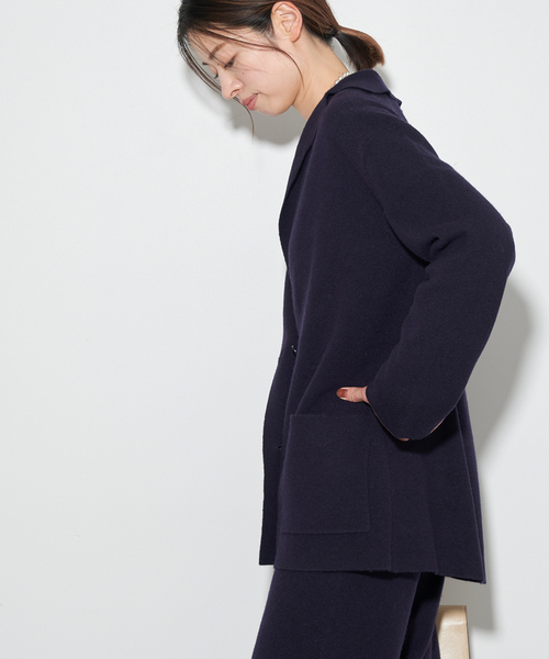 plage（プラージュ）の「《追加》ミラノリブニットジャケット（ニット