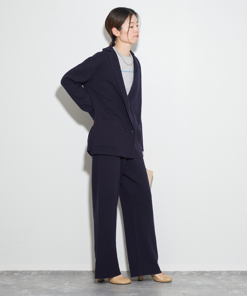 plage（プラージュ）の「《追加》ミラノリブニットジャケット（ニット