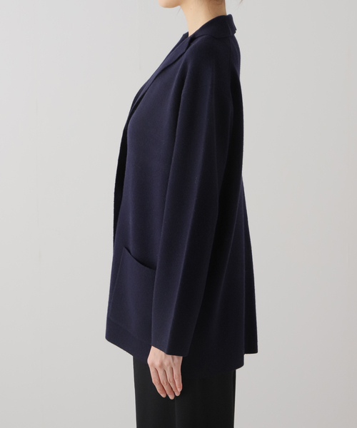 23AW✨Plageプラージュ ミラノリブニットジャケット ダブル カシミヤ plage（プラージュ）の「ミラノリブニットジャケット◇（テーラード