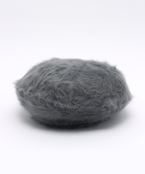 Ray BEAMS（レイビームス）の「Ray BEAMS / アンゴラ ベレー（ハンチング/ベレー帽・レディース・ホワイト系その他/ライトグレー/ブラック・ONE SIZE）」の3枚目の写真