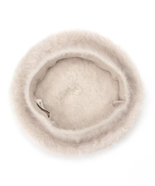 Ray BEAMS（レイビームス）の「Ray BEAMS / アンゴラ ベレー（ハンチング/ベレー帽・レディース・ホワイト系その他/ライトグレー/ブラック・ONE SIZE）」の18枚目の写真