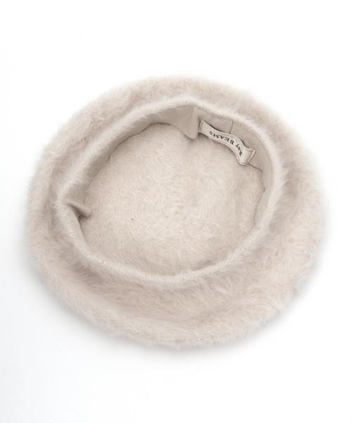 Ray BEAMS（レイビームス）の「Ray BEAMS / アンゴラ ベレー（ハンチング/ベレー帽・レディース・ホワイト系その他/ライトグレー/ブラック・ONE SIZE）」の19枚目の写真