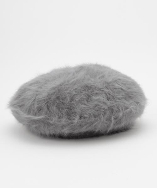 Ray BEAMS（レイビームス）の「Ray BEAMS / アンゴラ ベレー（ハンチング/ベレー帽・レディース・ホワイト系その他/ライトグレー/ブラック・ONE SIZE）」の21枚目の写真