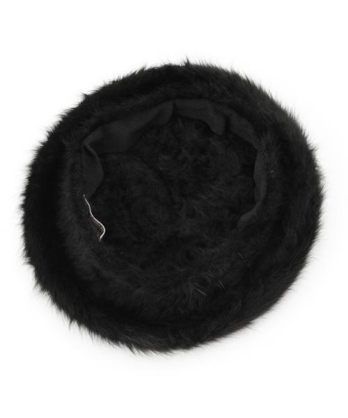 Ray BEAMS（レイビームス）の「Ray BEAMS / アンゴラ ベレー（ハンチング/ベレー帽・レディース・ホワイト系その他/ライトグレー/ブラック・ONE SIZE）」の16枚目の写真