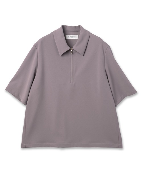 CULLNI（クルニ）の「24-SS-049 / Stretch Georgette ZIp Up