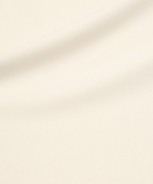 CULLNI(クルニ)の「24-SS-049 / Stretch Georgette ZIp Up Polo Shirt(ポロシャツ・メンズ・ラベンダー/ブラック/ライトグレー/ホワイト・1/2/0)」の14枚目の写真
