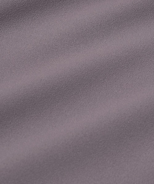 CULLNI(クルニ)の「24-SS-049 / Stretch Georgette ZIp Up Polo Shirt(ポロシャツ・メンズ・ラベンダー/ブラック/ライトグレー/ホワイト・1/2/0)」の20枚目の写真