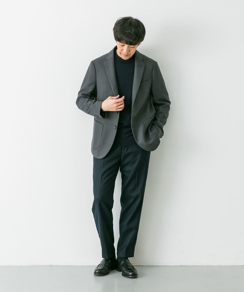 URBAN RESEARCH DOORS（アーバンリサーチドアーズ）の「『イージーケア』LIFE STYLE TAILOR　ウールライクストレッチジャケット（スーツジャケット・メンズ・グレー・LARGE/SMALL/X-LARGE/MEDIUM）」の6枚目の写真