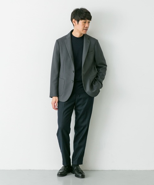 URBAN RESEARCH DOORS（アーバンリサーチドアーズ）の「『イージーケア』LIFE STYLE TAILOR　ウールライクストレッチジャケット（スーツジャケット・メンズ・グレー・LARGE/SMALL/X-LARGE/MEDIUM）」の7枚目の写真