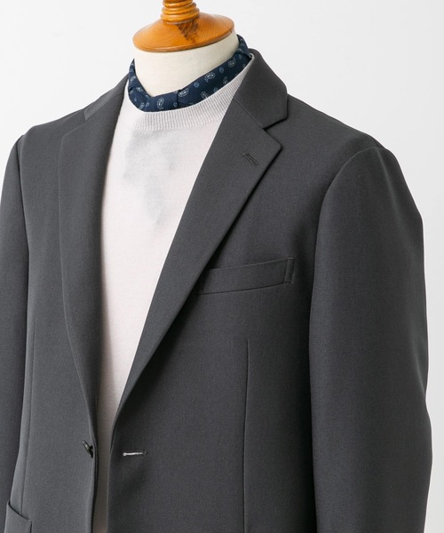 URBAN RESEARCH DOORS（アーバンリサーチドアーズ）の「『イージーケア』LIFE STYLE TAILOR　ウールライクストレッチジャケット（スーツジャケット・メンズ・グレー・LARGE/SMALL/X-LARGE/MEDIUM）」の14枚目の写真