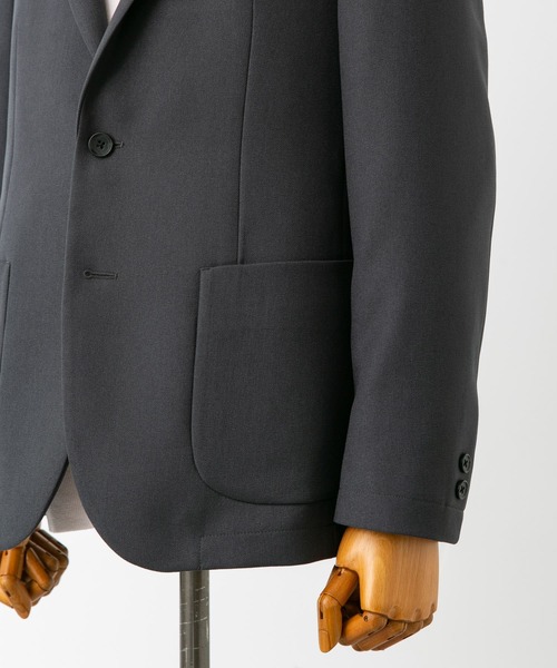 URBAN RESEARCH DOORS（アーバンリサーチドアーズ）の「『イージーケア』LIFE STYLE TAILOR　ウールライクストレッチジャケット（スーツジャケット・メンズ・グレー・LARGE/SMALL/X-LARGE/MEDIUM）」の16枚目の写真
