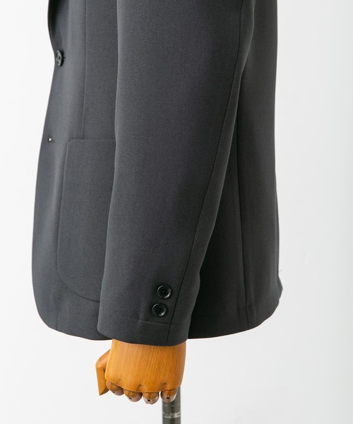 URBAN RESEARCH DOORS（アーバンリサーチドアーズ）の「『イージーケア』LIFE STYLE TAILOR　ウールライクストレッチジャケット（スーツジャケット・メンズ・グレー・LARGE/SMALL/X-LARGE/MEDIUM）」の17枚目の写真