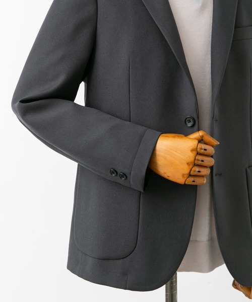 URBAN RESEARCH DOORS（アーバンリサーチドアーズ）の「『イージーケア』LIFE STYLE TAILOR　ウールライクストレッチジャケット（スーツジャケット・メンズ・グレー・LARGE/SMALL/X-LARGE/MEDIUM）」の18枚目の写真