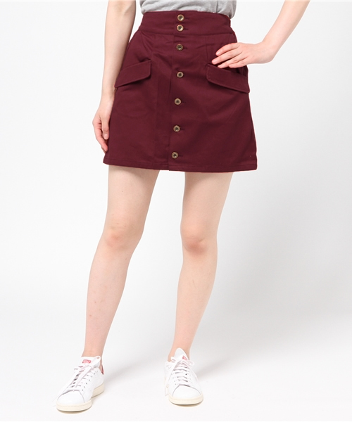 WEGO（ウィゴー）の「WEGO/前ボタンミニスカート（スカート・レディース・カーキ/インディゴブルー/レッド/ベージュ・FREE）」の18枚目の写真