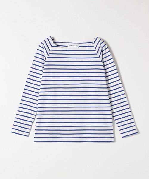 tシャツ quaranciel:「洗濯機可能」ラウンドネック ボーダー カットソー レディース quaranciel:〈洗濯機可能〉ラウンドネック ボーダー カットソー