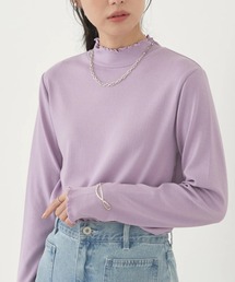 テレコリブメローハイネックインナー
