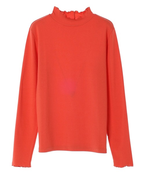 earth music&ecology（アースミュージックアンドエコロジー）の「テレコリブメローハイネックインナー（インナーウェア/肌着・レディース・オフホワイト/ライトグレー/ライトイエロー/コーラル/ライラック/サックスブルー・FREE）」の11枚目の写真