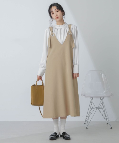 【セール】前後2wayベルトストラップワンピース（ワンピース）｜nano･universe（ナノユニバース）