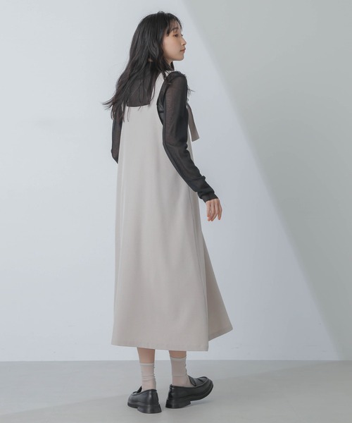 【セール】前後2wayベルトストラップワンピース(ワンピース)|nano・universe(ナノユニバース) 【セール】前後2wayベルトストラップワンピース(ワンピース)|nano・universe(ナノユニバース)