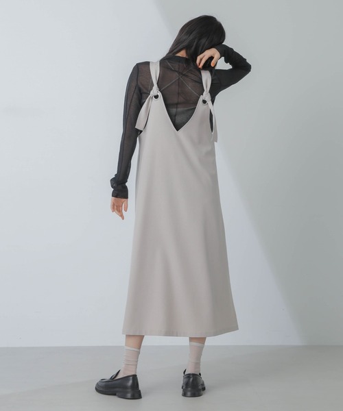 【セール】前後2wayベルトストラップワンピース(ワンピース)|nano・universe(ナノユニバース) 【セール】前後2wayベルトストラップワンピース(ワンピース)|nano・universe(ナノユニバース)